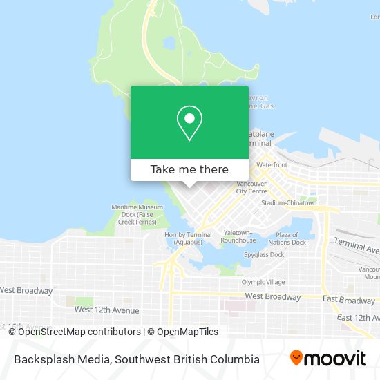 Backsplash Media map