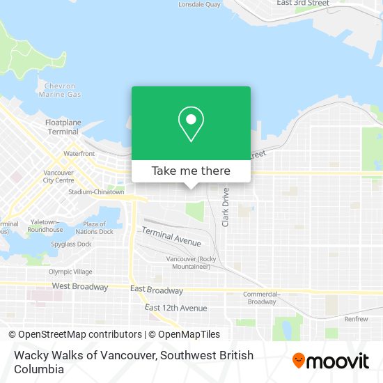 Wacky Walks of Vancouver plan