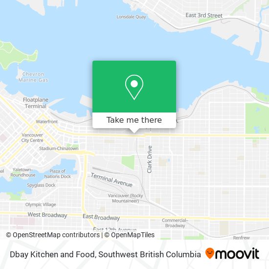 Dbay Kitchen and Food map