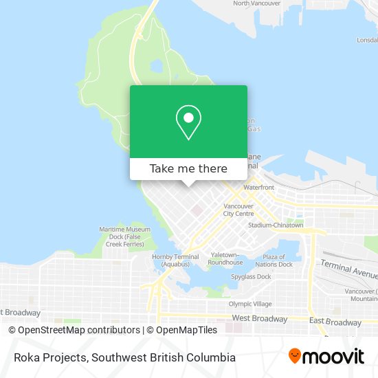 Roka Projects map