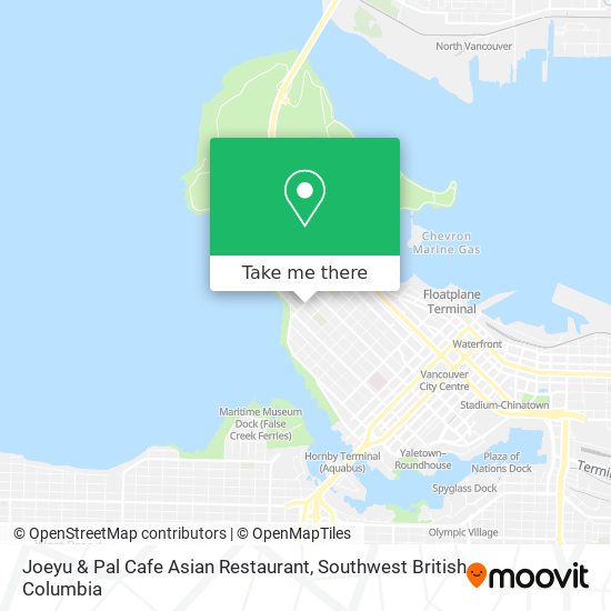Joeyu & Pal Cafe Asian Restaurant map