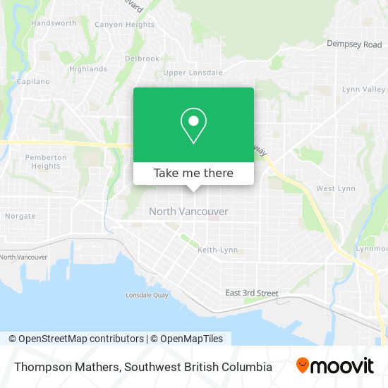 Thompson Mathers map