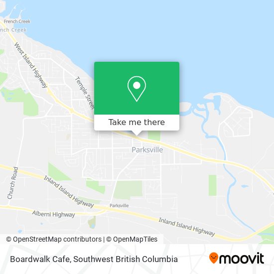Boardwalk Cafe map