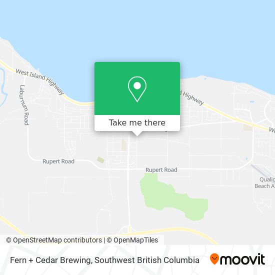 Fern + Cedar Brewing map