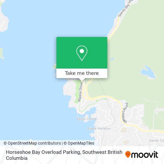 Horseshoe Bay Overload Parking map