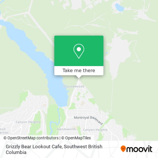 Grizzly Bear Lookout Cafe plan