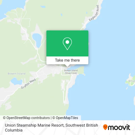 Union Steamship Marine Resort map