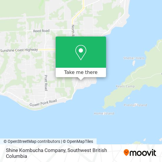 Shine Kombucha Company map