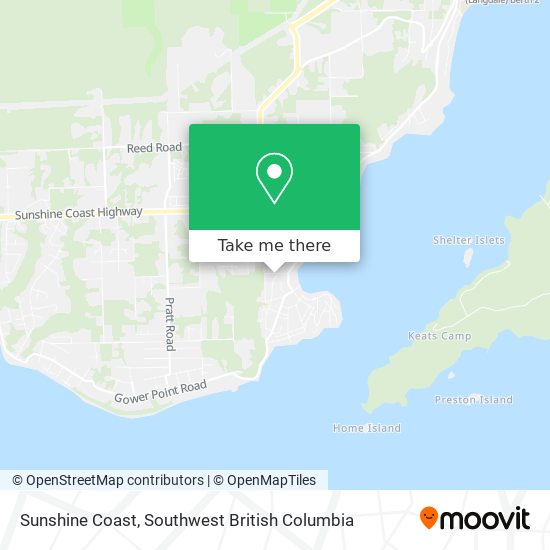 Sunshine Coast map