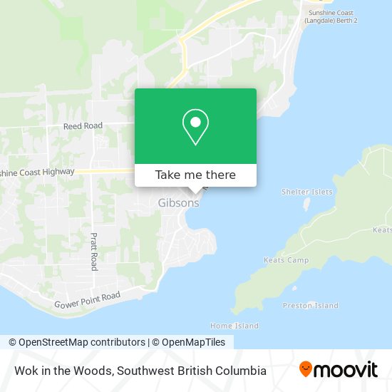 Wok in the Woods map