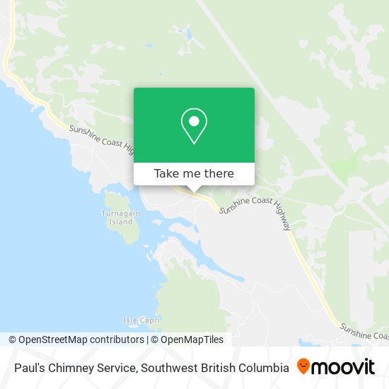Paul's Chimney Service map