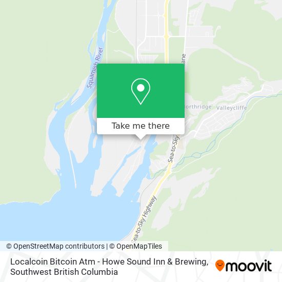 Localcoin Bitcoin Atm - Howe Sound Inn & Brewing map