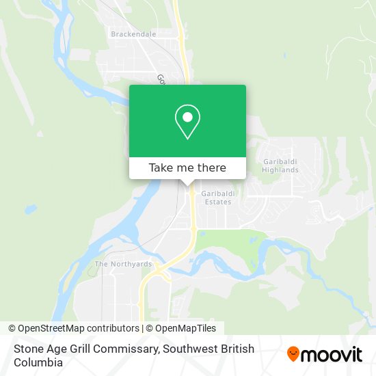 Stone Age Grill Commissary map