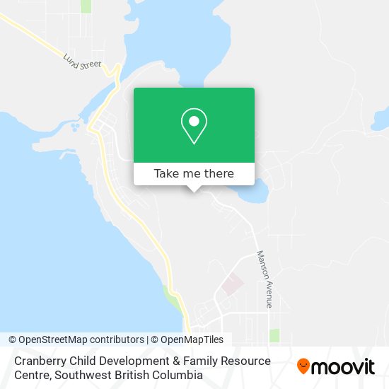 Cranberry Child Development & Family Resource Centre map