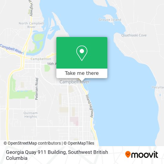 Georgia Quay 911 Building map