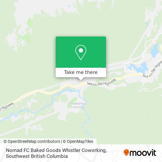 Nomad FC Baked Goods Whistler Coworking map