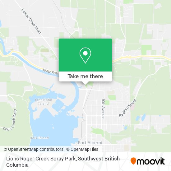 Lions Roger Creek Spray Park map