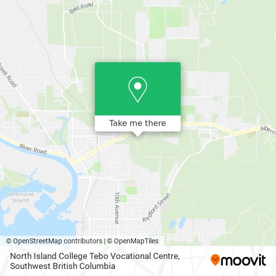 North Island College Tebo Vocational Centre map