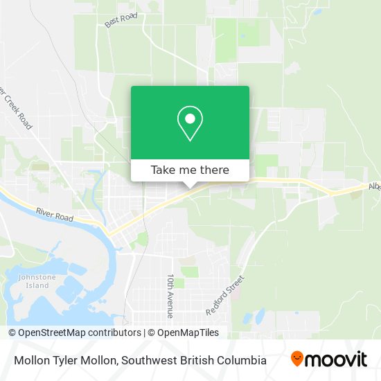 Mollon Tyler Mollon map