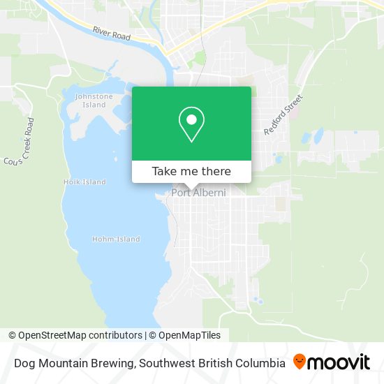 Dog Mountain Brewing map
