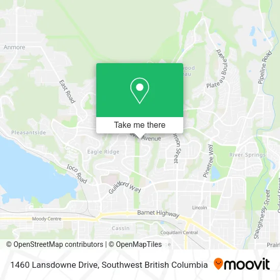 1460 Lansdowne Drive map