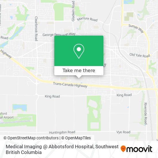 Medical Imaging @ Abbotsford Hospital map