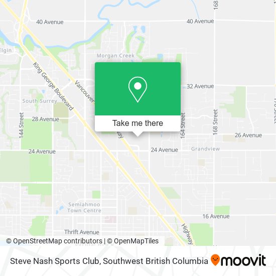 Steve Nash Sports Club map