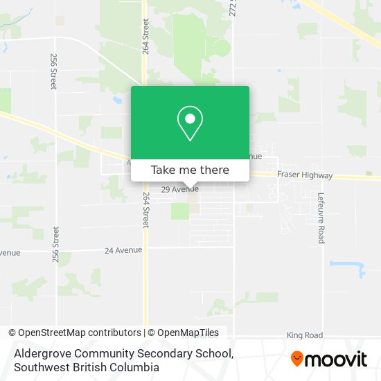 Aldergrove Community Secondary School map