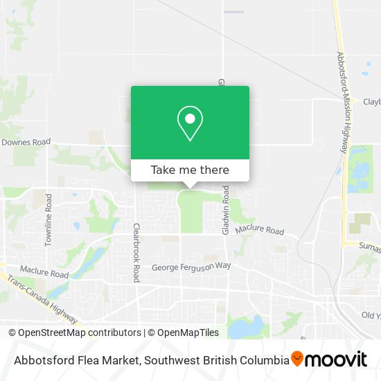 Abbotsford Flea Market map