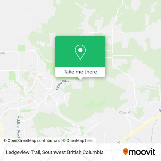Ledgeview Trail map