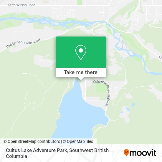 Cultus Lake Adventure Park map