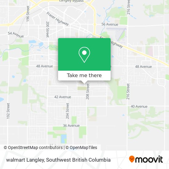 walmart Langley map