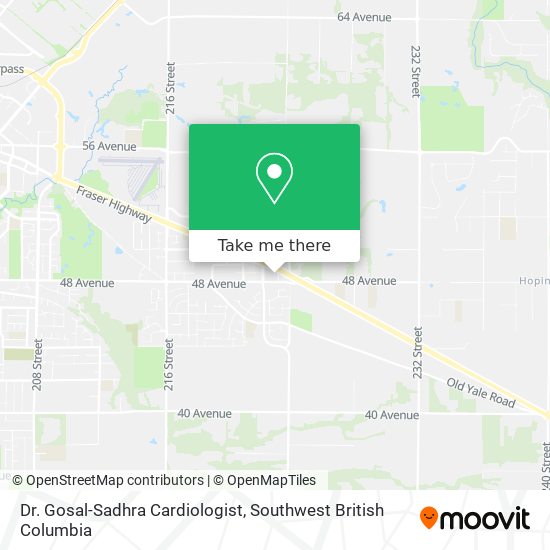 Dr. Gosal-Sadhra Cardiologist map