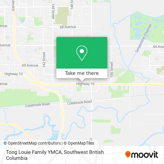 Tong Louie Family YMCA map