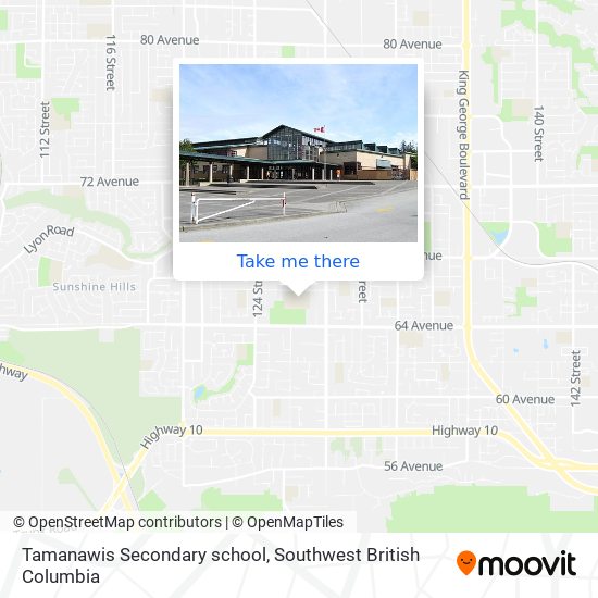 Tamanawis Secondary school plan
