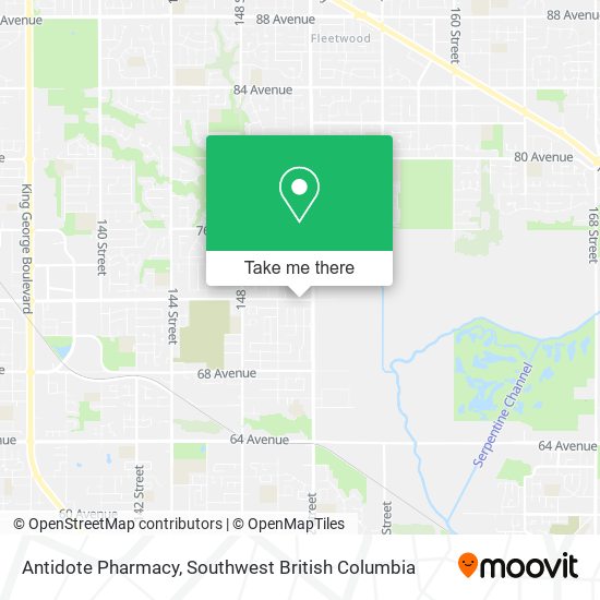 Antidote Pharmacy map