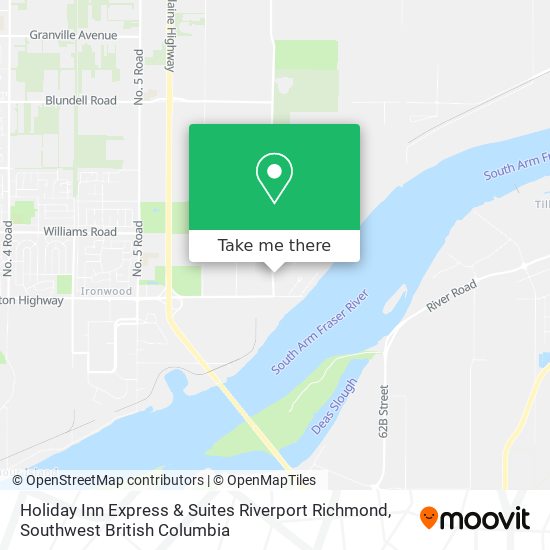 Holiday Inn Express & Suites Riverport Richmond map