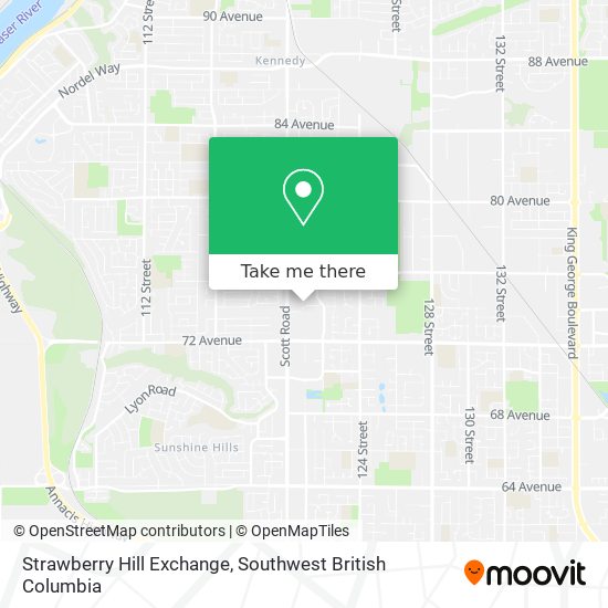Strawberry Hill Exchange map
