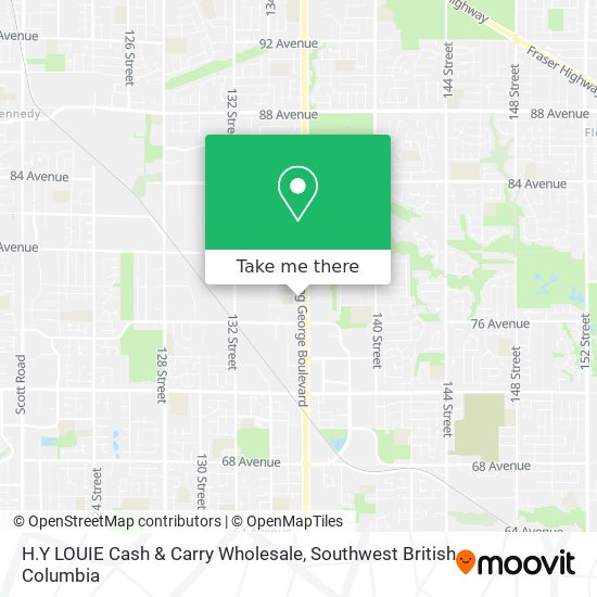 H.Y LOUIE Cash & Carry Wholesale map