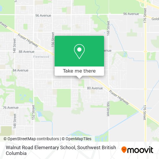 Walnut Road Elementary School map