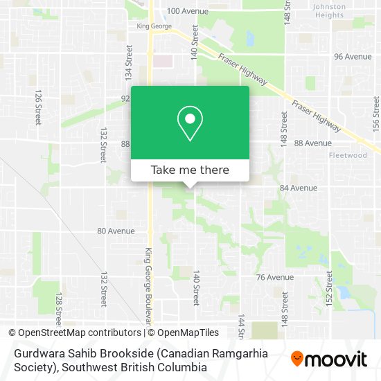 Gurdwara Sahib Brookside (Canadian Ramgarhia Society) map