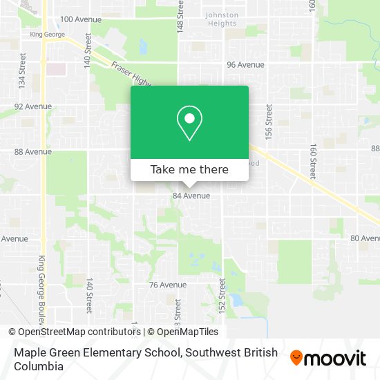 Maple Green Elementary School map
