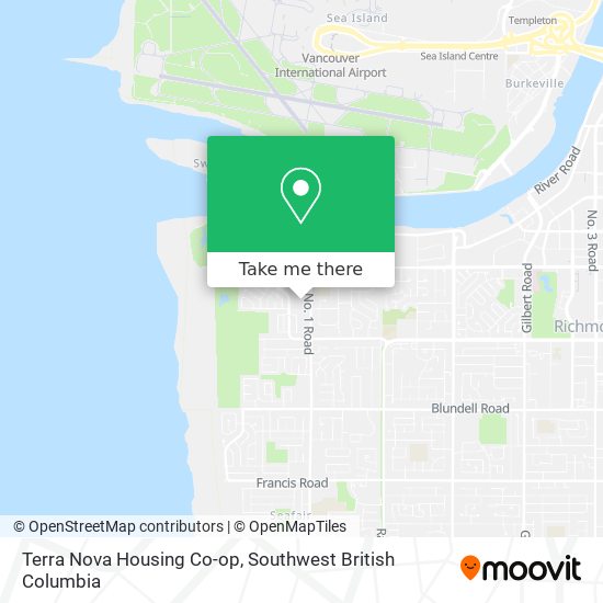 Terra Nova Housing Co-op map