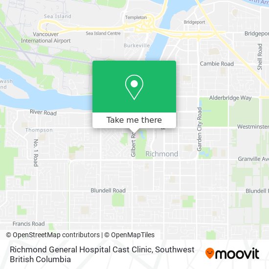 Richmond General Hospital Cast Clinic plan