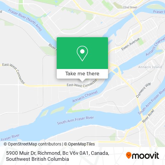 5900 Muir Dr, Richmond, Bc V6v 0A1, Canada map