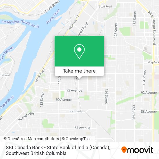 SBI Canada Bank - State Bank of India map