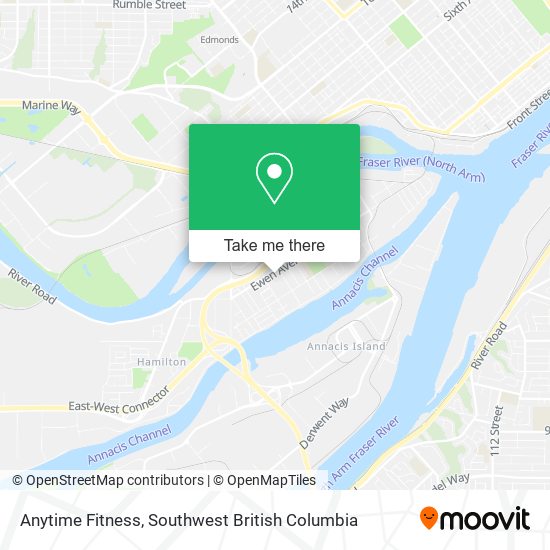 Anytime Fitness map