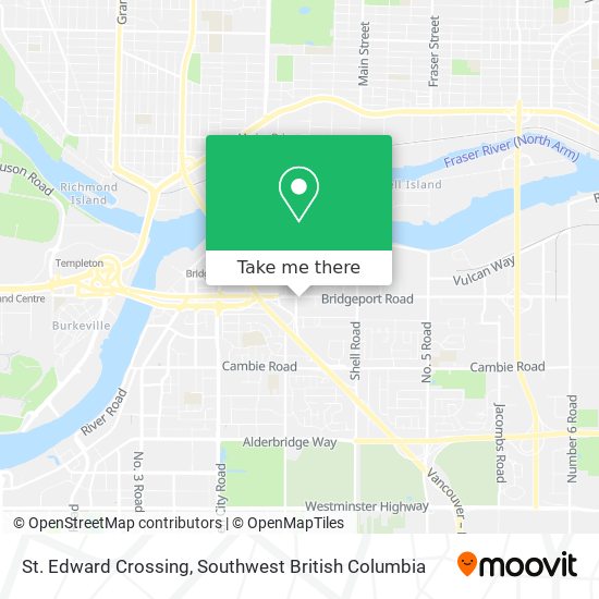 St. Edward Crossing map