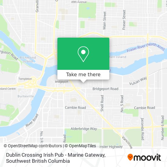 Dublin Crossing Irish Pub - Marine Gateway plan