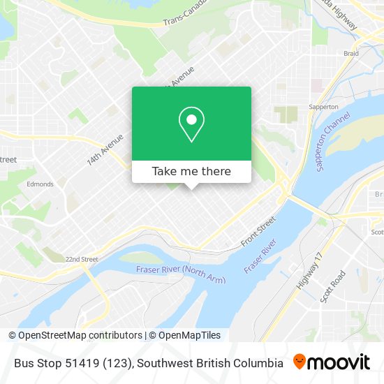 Bus Stop 51419 (123) map